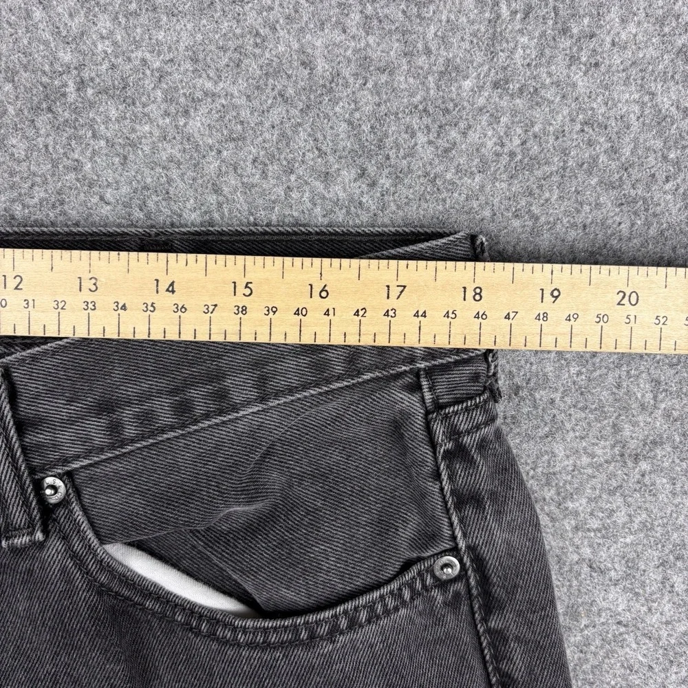 Levi's 505‎ Jeans Mens 38x30 (Fits 36x29) Black Wash Straight Leg Denim Casual
